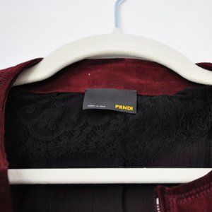 Vintage Suede Fendi Jacket